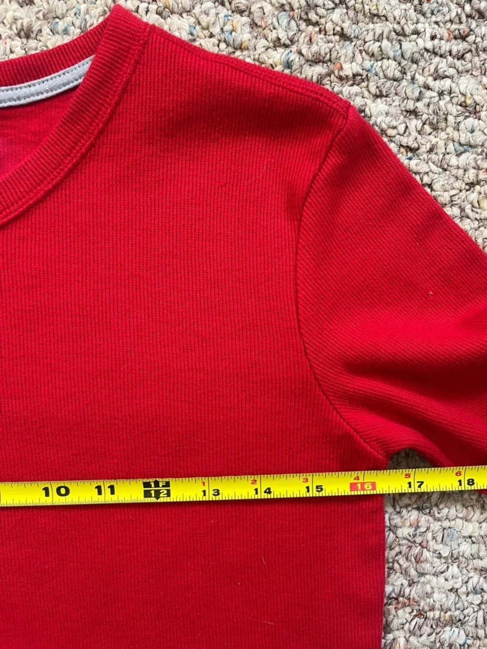Old Navy Boys V-neck Red Crewneck, Sz 10-12
